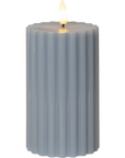 LED candle FLamme Stripe in blue