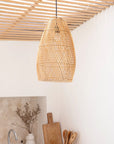 Rattan Boho Lampenschirm TABUNG