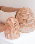 Rattan Lampenschirm aus Naturfasern MALUKA