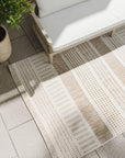 Benuta indoor and outdoor rug Kaleo cream/beige