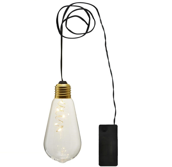 Batteriebetriebene LED-Lampe | Glow Wildnest -Transparent